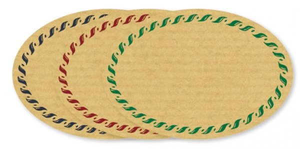 Etiketten natur klein, 37x54 mm Kordel